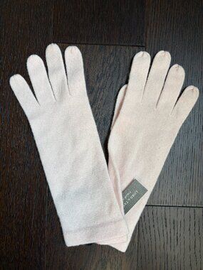 NWT Lord & Taylor Cashmere Gloves (Pale Pink)